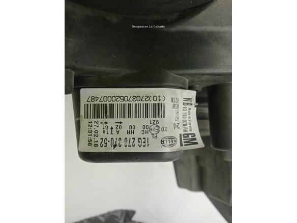   FARO DERECHO OPEL ASTRA H (A04)|Desguaces La Cabaña