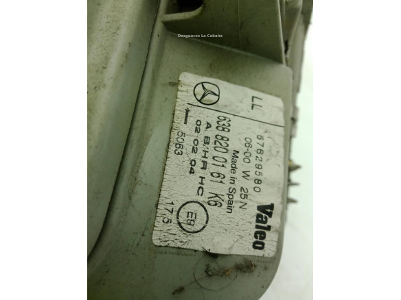 A6388200161 FARO DERECHO MERCEDES BENZ VITO Furgón (638)|Desguaces La Cabaña