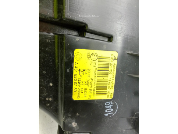 A4518200259 FARO DERECHO SMART FORTWO Coupé (451)|Desguaces La Cabaña