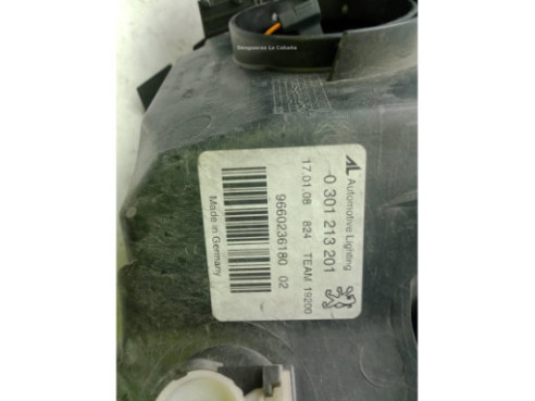 620890 FARO IZQUIERDO PEUGEOT 407 (6D_)|Desguaces La Cabaña