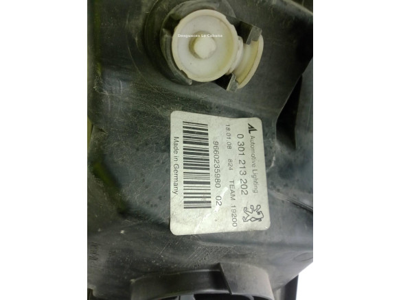 620690 FARO DERECHO PEUGEOT 407 (6D_)|Desguaces La Cabaña