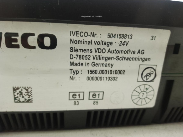 504158813 CUADRO INSTRUMENTOS IVECO EuroCargo|Desguaces La Cabaña
