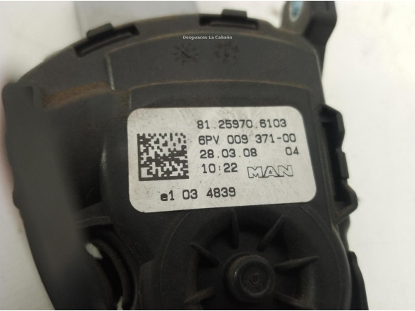 81259706103 PEDAL ACELERADOR MAN TGX|Desguaces La Cabaña