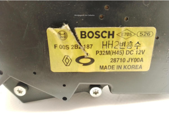 MOTOR LIMPIAPARABRISAS TRA RENAULT KOLEOS I (HY_)|Desguaces La Cabaña