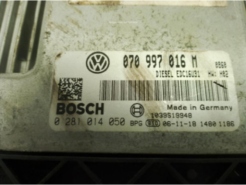 0281014050  070997016M CENTRALITA MOTOR VW TRANSPORTER IV Furgón (70XA)|Desguaces La Cabaña