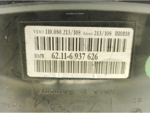 62116937626 CUADRO INSTRUMENTOS BMW 5 (E60)|Desguaces La Cabaña