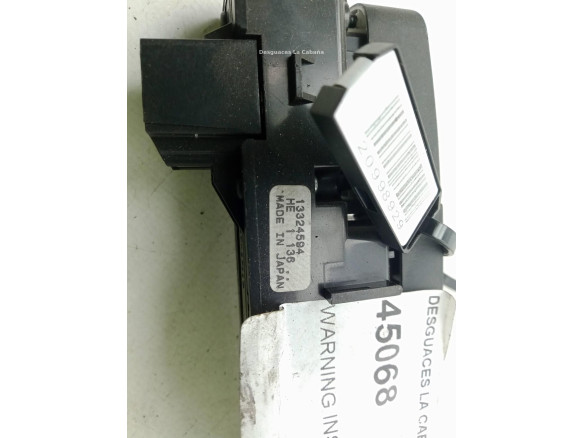 INTERRUPTOR WARNING OPEL INSIGNIA A (G09)|Desguaces La Cabaña