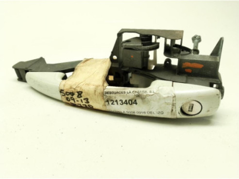 9684560080, 9109.A7, 9101KY MANILLA PUERTA LAT DEL IZQ EXT PEUGEOT 5008|Desguaces La Cabaña