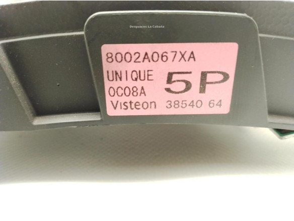 8002A067XA MANDO RADIO MITSUBISHI OUTLANDER II (CW_W)|Desguaces La Cabaña