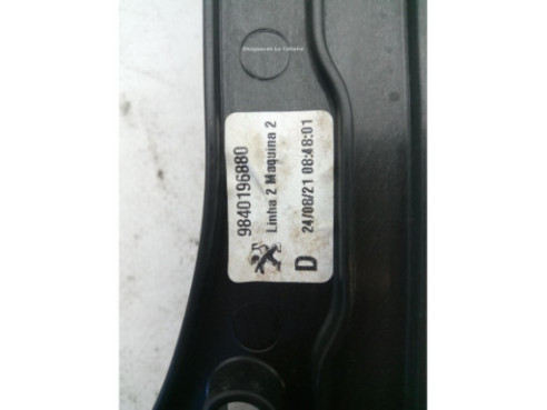 9840196880 ELEVALUNAS PUERTA LAT DEL DER PEUGEOT 3008 SUV (M_) |Desguaces La Cabaña