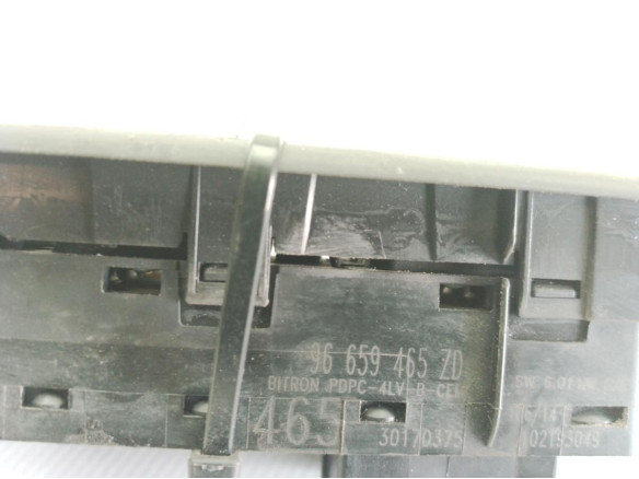 96659465ZD MANDO ELEVALUNAS PUERTA LAT DEL IZQ CITROEN C5 III (RD_)|Desguaces La Cabaña