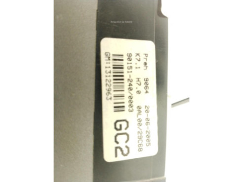 13122963 MANDO CALEFACCION OPEL ASTRA H (A04)|Desguaces La Cabaña