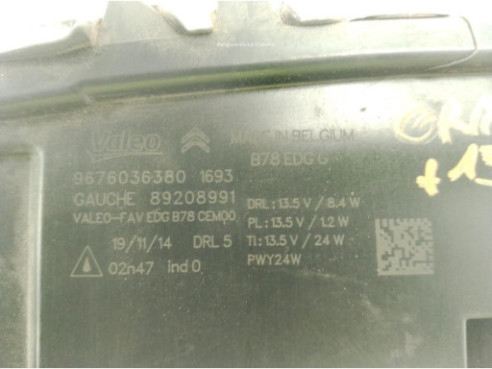 PILOTO LUZ DIURNA IZQ CITROEN C4 Picasso II|Desguaces La Cabaña