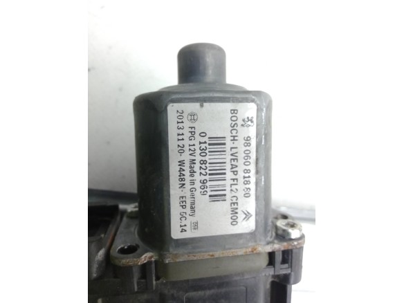 9606081880 ELEVALUNAS PUERTA LAT DEL IZQ PEUGEOT 208 |Desguaces La Cabaña