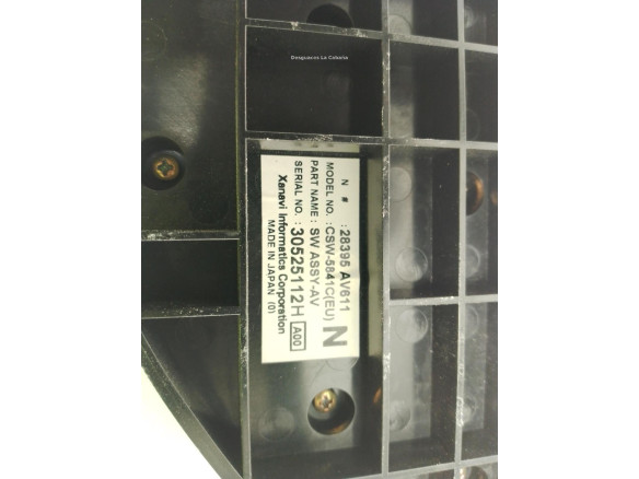 28395AV611N MANDO CLIMA NISSAN PRIMERA Hatchback (P12)|Desguaces La Cabaña