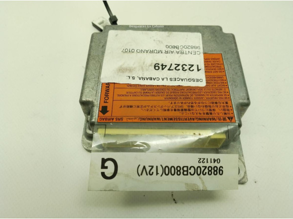 98820CB800 CENTRALITA AIRBAG NISSAN MURANO I (Z50)|Desguaces La Cabaña