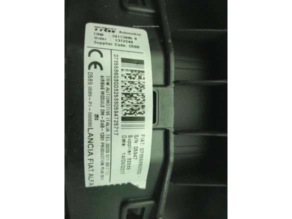 1671044080, 07355860300 AIRBAG IZQ CITROEN JUMPER Furgón|Desguaces La Cabaña