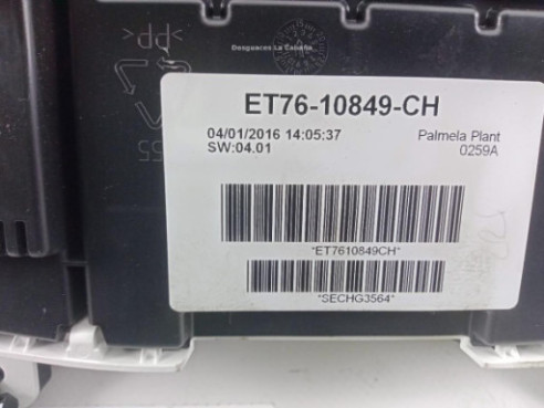 ET7610849CH CUADRO INSTRUMENTOS FORD TOURNEO COURIER Kombi |Desguaces La Cabaña