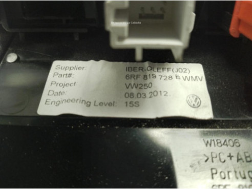 6RF819728B AIREADOR CENTRAL VW POLO (6R1, 6C1)|Desguaces La Cabaña