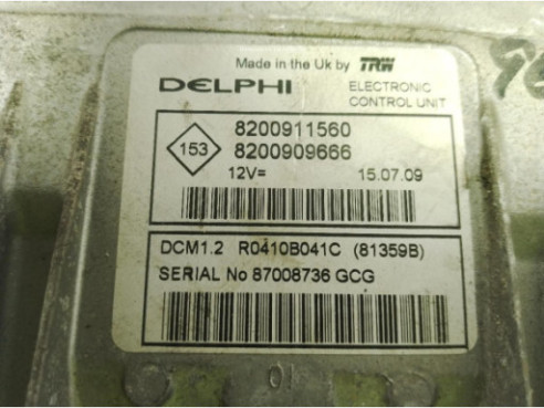 8200909666 CENTRALITA MOTOR NISSAN NV200 Furgón/ranchera familiar|Desguaces La Cabaña