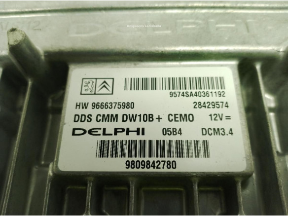 9801538280  9666375980 CENTRALITA MOTOR PEUGEOT 508|Desguaces La Cabaña