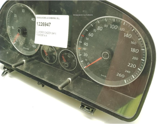 1T0920874A, CUADRO INSTRUMENTOS VW CADDY III Furgón (2KA, 2KH, 2CA, 2CH)|Desguaces La Cabaña