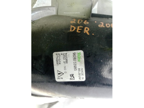NIEBLA DEL DER PEUGEOT 206 Fastback (2A/C)|Desguaces La Cabaña