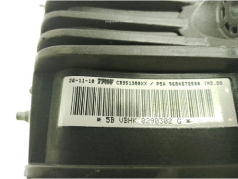 9684672580 AIRBAG DER PEUGEOT 3008 Limusina (0U_)|Desguaces La Cabaña