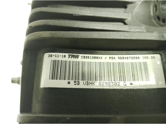 9684672580 AIRBAG DER PEUGEOT 3008 Limusina (0U_)|Desguaces La Cabaña