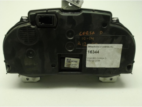 P0013372158 CUADRO INSTRUMENTOS OPEL CORSA D (S07)|Desguaces La Cabaña