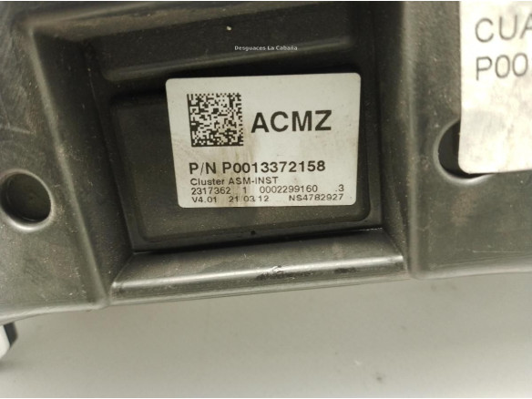 P0013372158 CUADRO INSTRUMENTOS OPEL CORSA D (S07)|Desguaces La Cabaña