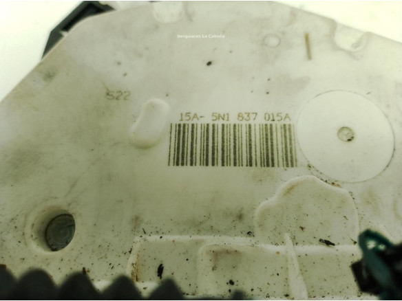 CERRADURA PUERTA LAT DEL IZQ VW SCIROCCO (137, 138)|Desguaces La Cabaña