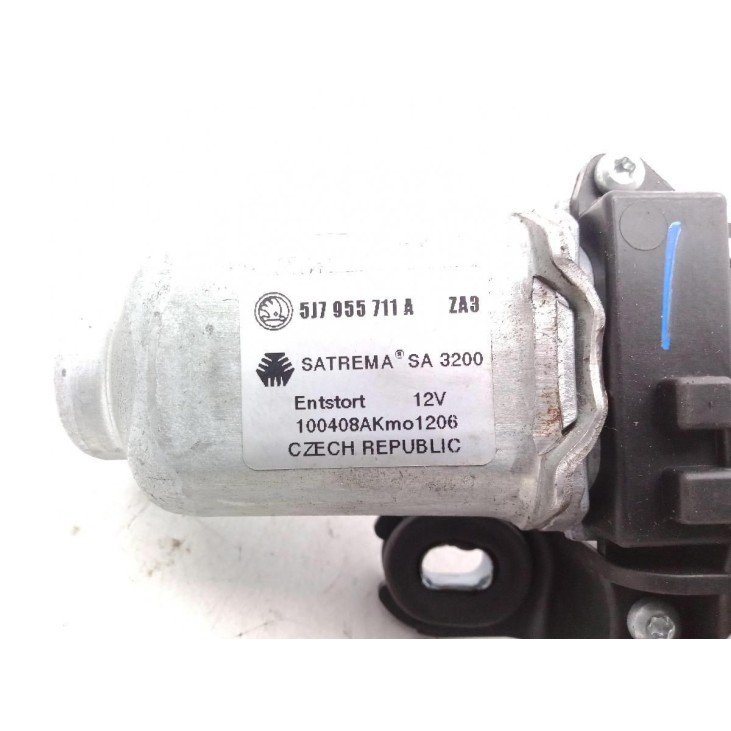 5J7955711A MOTOR LIMPIAPARABRISAS TRA SKODA ROOMSTER (5J) |Desguaces La Cabaña