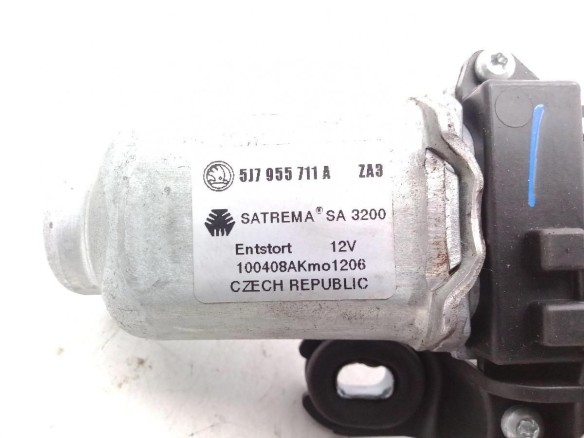5J7955711A MOTOR LIMPIAPARABRISAS TRA SKODA ROOMSTER (5J) |Desguaces La Cabaña