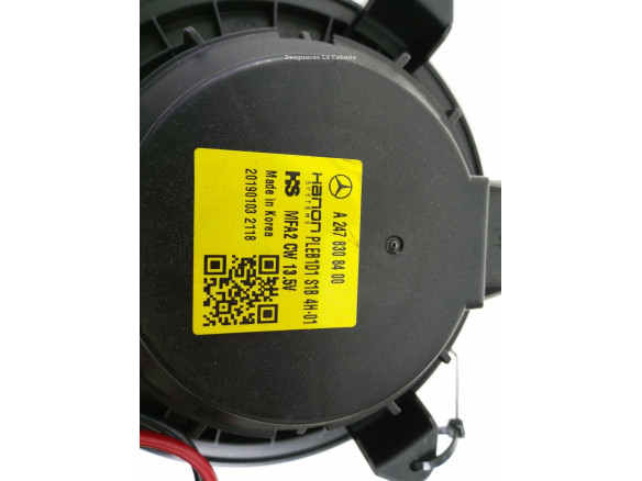 A2478308400 MOTOR CALEFACCION MERCEDES BENZ CLASE A (W177) |Desguaces La Cabaña