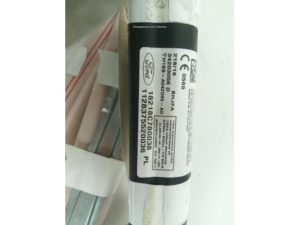 34203056D AIRBAG CORTINA IZQ FORD FIESTA VII |Desguaces La Cabaña
