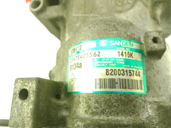 8200315744 COMPRESOR AA NISSAN KUBISTAR Furgón (X76) |Desguaces La Cabaña