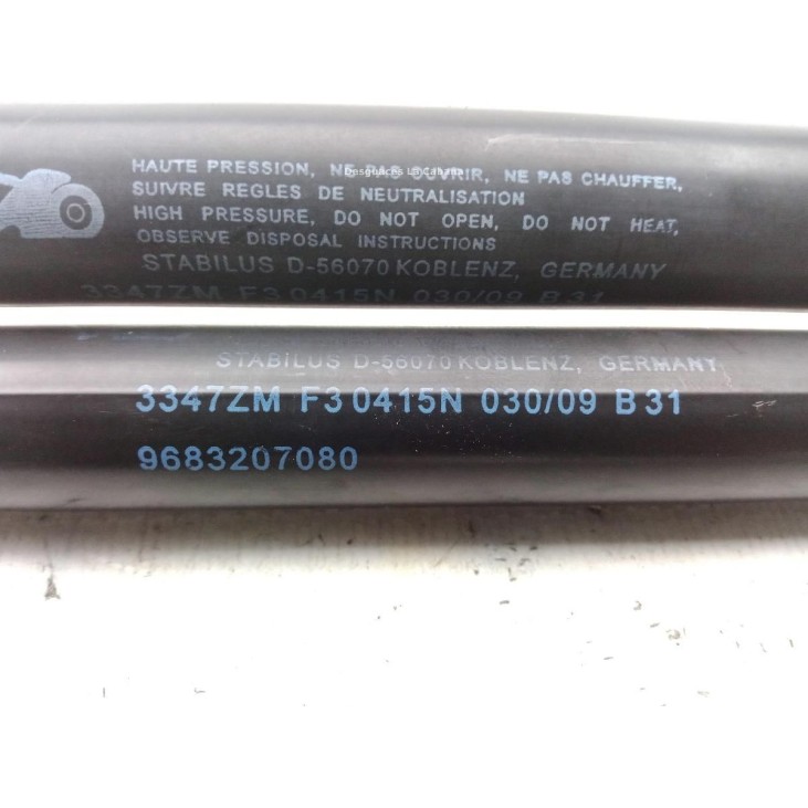 9683207080 AMORTIGUADOR PORTON / TAPA MALETA PEUGEOT 3008 Limusina (0U_) |Desguaces La Cabaña