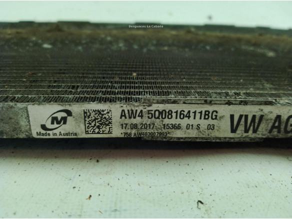 5Q0816411BH RADIADOR AIRE ACONDICIONADO SEAT LEON ST (5F8)|Desguaces La Cabaña