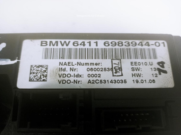 6411698394401, MANDO CLIMA BMW 3 (E90) |Desguaces La Cabaña