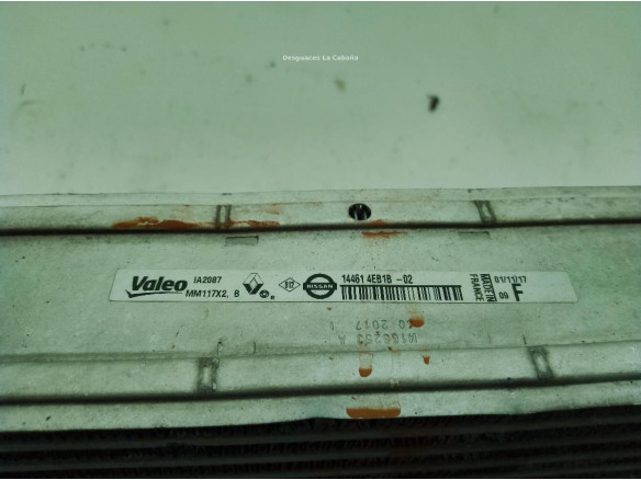 144614EB1B INTERCOOLER RENAULT KADJAR (HA_, HL_)|Desguaces La Cabaña