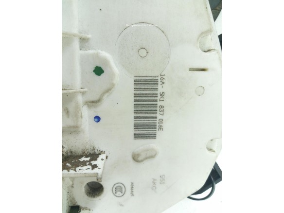 5K1837016E CERRADURA PUERTA LAT DEL DER VW GOLF VII (5G1, BQ1, BE1, BE2) |Desguaces La Cabaña