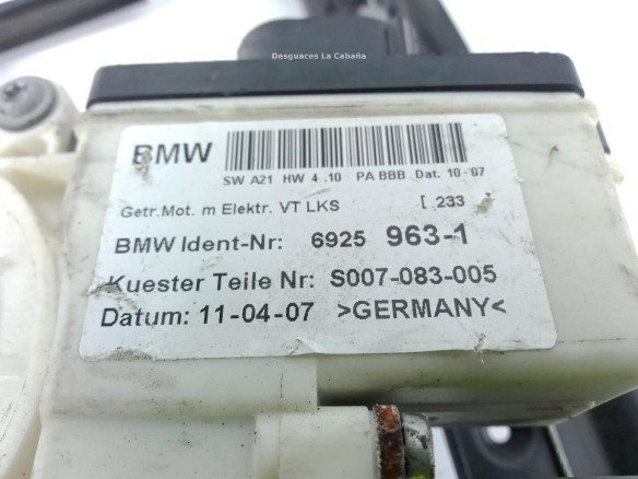69259631 ELEVALUNAS PUERTA LAT DEL IZQ VW CADDY III Furgón (2KA, 2KH, 2CA, 2CH) |Desguaces La Cabaña