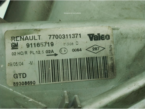 7700311371 FARO IZQUIERDO OPEL VIVARO A Combi (X83)|Desguaces La Cabaña