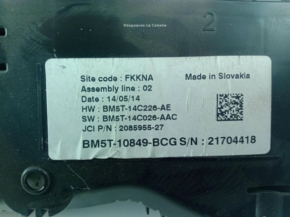 BM5T10849BCG CUADRO INSTRUMENTOS FORD FOCUS III |Desguaces La Cabaña