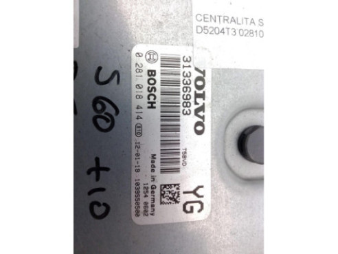 281018414 CENTRALITA MOTOR VOLVO S60 II (134) |Desguaces La Cabaña