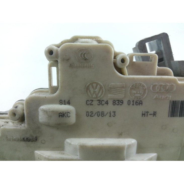 3C4839016A CERRADURA PUERTA LAT TRA DER VW PASSAT (362) |Desguaces La Cabaña