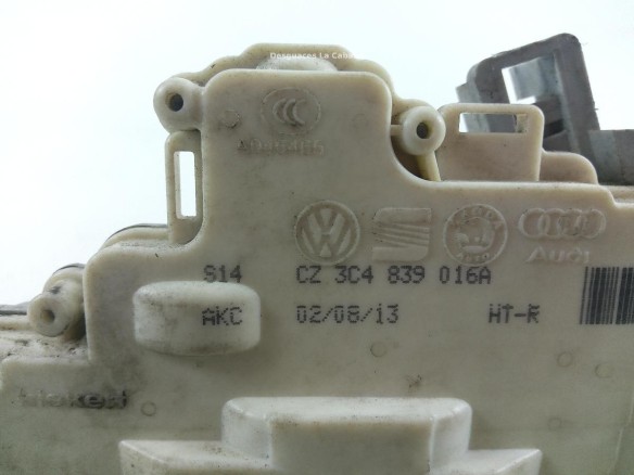 3C4839016A CERRADURA PUERTA LAT TRA DER VW PASSAT (362) |Desguaces La Cabaña