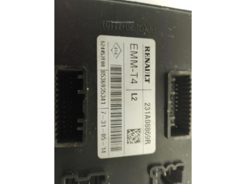 231A08869R CENTRALITA MOTOR RENAULT CAPTUR (J5_, H5_)|Desguaces La Cabaña
