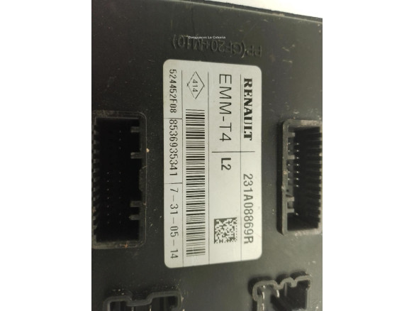 231A08869R CENTRALITA MOTOR RENAULT CAPTUR (J5_, H5_)|Desguaces La Cabaña